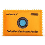 wisedry 100g Rechargeable Color-Indicating Desiccant Packs for Storage, Reusable Silica Gel Desiccant Packets, Moisture