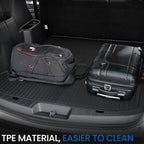 Cargo Mat for 2015-2019 Ford Explorer, All Weather TPE Trunk Mat Cargo Liner Accessories (15-19 | Cargo Mat)