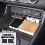 PIMCAR 4-Piece Center Console Organizer Set for 2023-2025 2026 Honda CRV Custom Fit Armrest Tray, Console Tray, Hidden Storage Box and Armrest Dividers ABS Material Car Interior OEM Accessories