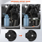 Newlest 2 in 1 Phone Mount for Car Cup Holder with Adjustable Base, Holders for Car Cupholder, No Shaking 360° Flexible Neck 