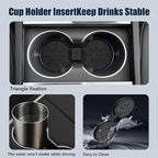 10PCS Center Console Organizer Tray for 2024 2025 2026 Tesla Model 3 Accessories, Armrest Hidden Storage Box Cup Holder Charger Pad for Model 3 Highland