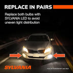 SYLVANIA - H3 SilverStar Fog Light Bulb - High Performance Halogen Headlight Bulb, Brighter Downroad with Whiter Light (Conta