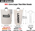 Caroeas Super Large 150L Laundry Basket Pro, Waterproof Laundry Hamper, Collapsible Laundry Basket Easy Storage, Clothes Hamp