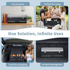 XCF SUV Trunk Organizer, Collapsible Car Trunk Organizer with Lid and Sturdy Handle Car Trunk Leather Storage Box SVU Cargo S