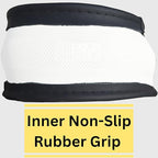 Steering Wheel Cover, Gray, Real Genuine Leather, Small, 14 inch, for Men and Women, Universal, Stretch On, Heat Resistant, Stays Cool, Non-Slip, HANWOLF