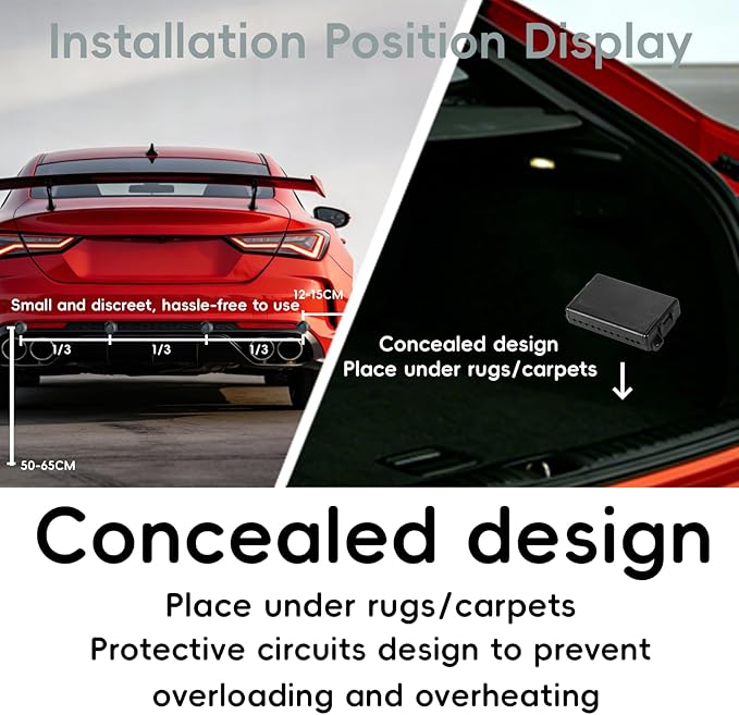 New Features Forward and Reverse Parking sensors, Option to Measure Distance in inches, bidirectional Display Option, and Cus
