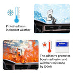 60 PCS Heat Resistant Double Sided Adhesive Pads, Round 1" Heat Resistant Double-Sided Adhesive Pads for Car Phone Holder Mount & Dash Cam