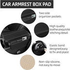 NBTEPEM 10 Pcs Car Floor Mats Full Set Car Accessories, Microfiber Leather Steering Wheel Covers 14.5-15 inch, Center Console Cover, Seat Belt Pads, Cup Coasters, Universal Interior Decor(Gray)
