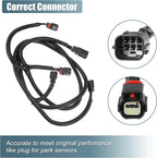 X AUTOHAUX Rear Park Assist Wiring Harness 68031820AA for Dodge for RAM 1500 2009-2020 for Dodge for Ram 2500 3500 10-18 Back
