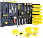 WallPeg 24" x 48" Pegboard Wall Organizer - Kit (PK-312-B) Peg Board Organizer Accessories for Garage pegboard Storage, Tool 