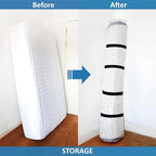 Storage Logic Foam Mattress Vacuum Bag for Moving, Storage, Vacuum Seal Mattress Bag with Straps (Twin/Twin XL)