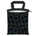 Car Trash Bag Large Hanging Can for Back of Seat, Cute Waterproof Car Garbage Bag for Vehicle, Travelling, Outdoor Cute Colorful Cat
