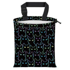 Car Trash Bag Large Hanging Can for Back of Seat, Cute Waterproof Car Garbage Bag for Vehicle, Travelling, Outdoor Cute Colorful Cat