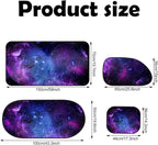 Moukeren 6 Pieces Car Windshield Sunshade Cover Set Car Window Sun Shades UV Rays Sun Visor Protector Auto Windshield Sunshades Cover for Van SUV Truck (Galaxy)