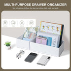 DIMJ Drawer Organizer Clothes, 12 Pack Fabric Closet Organizers and Storage, Foldable Baby Clothes Organizer & Dresser Bin Fo