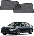 Car Window Shades for Honda Civic(2022-2025), 2-Pack Rear Window Sun Shades for Baby – Breathable Mesh, UV & Heat Blocker, Privacy Protection for Camping, Travel, Sleep & Nursing