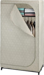 WENKO Balance 64511100 Wardrobe with Shelf Mobile Wardrobe 90 x 160 x 50 cm Beige