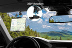 Car Sun Visor Tablet Mount, Truck Visor Tablet Holder Clip [Upgrade Clip Never Fall] Multifunctional Vehicle Phone Clamp with 1/4" Screw, for iPad, Galaxy Tabs, Fire, iPhone, 4-12.9"