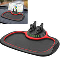 Wuyaoyao Multifunction Car Anti-Slip Mat Auto Phone Holder, PVC Car Dashboard Non-Slip Pad Phone Mount with Temporary Parking