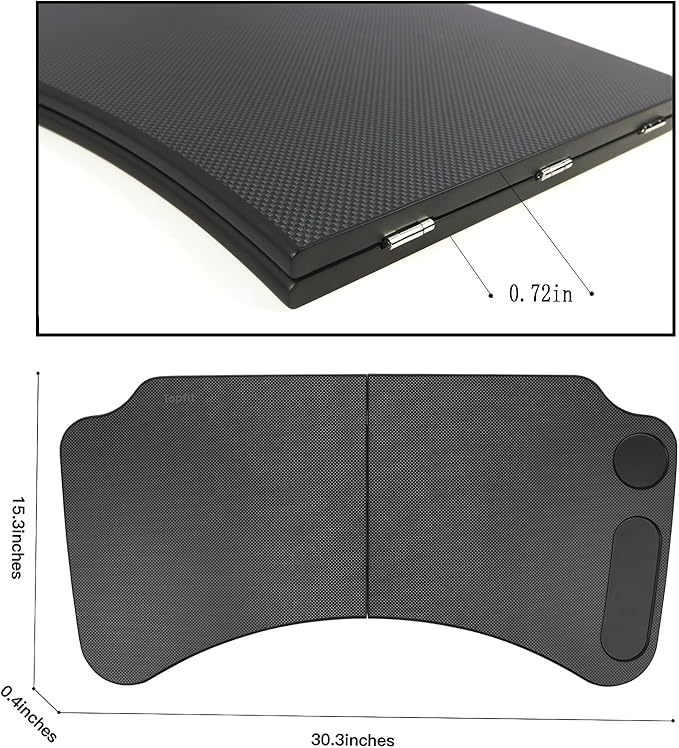 for Tesla Model Y 3 Food Tray Desk for Laptop Foldable Car Table for Eating Travel Multipurpose Tray for Driver Accessories