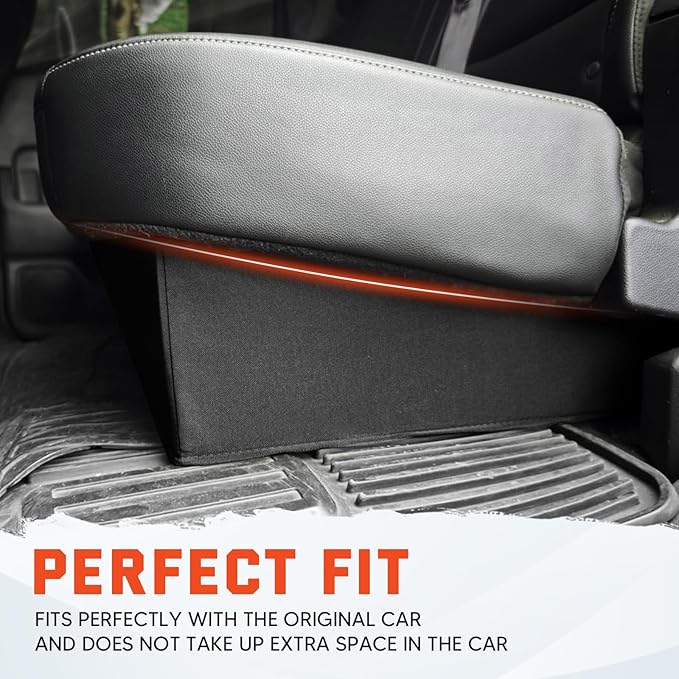 Foldable Under Seat Storage Organizer for 2019-2025 2026 Chevy Silverado/GMC Sierra 1500 & 2020-2025 2500HD/3500HD - 600D