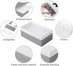 4 Packs T-shirt Drawer Organizers for Clothing,10 Grids Compartment Wardrobe Storage Box, Clothes Organizer for Folded Clothe