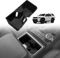 Muslogy Center Console Cup Holder Inserts Compatible with 2025 2026 Toyota 4Runner Accessories Middle Console Armrest Front Drink Stopper Non-Slip Silicone Rubber Organizer Drink Cup Holder Organizer