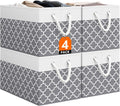 StorageTastic Storage Bin,Collapsible Storage Basket For Organizing,Large Storage Boxes With Rope Handles,Storage Containers,