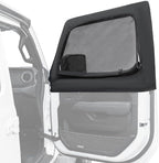 JOYTUTUS Front Wrangler Side Window Sun Shade Camping Window Insect Screen Compatible with Wrangler JK JL Gladiator JT 2007-2026, Car Window Covers for Privacy Blackout 2 Pcs