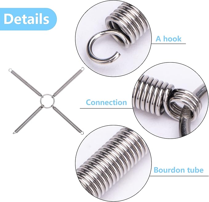 1Pair Tire Chain Tensioners, Snow Tire Chain Tighteners,Garden Tractor Tire Chain Tighteners for Riders, Snow blower