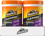 Armor All Car Cleaning Wipes, Wipes for Car Interior and Car Exterior, 90 Wipes Each