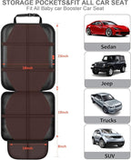Car Seat Protector,2 Pack Automotive Seat Protectors Baby Carseat Pad Waterproof & Durable 600D Fabric for Child Baby Car Sea