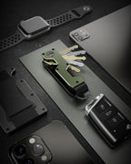 Key Organizer Compact Key Holder Metal Key Chain Minimalist key case key holder for keychain Secures 1-5 Keys