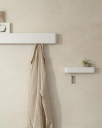 Kazai. Key Holder for Wall 'Tone' | Minimalist Key Hooks Design from Berlin | Modern Key Hanger with Metal Shelf | Key Hook W