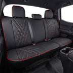 EKR Custom Fit Tacoma Rear Car Seat Covers for Select Toyota Tacoma 2016 2017 2018 2019 2020 2021 2022 2023 Access Cab - Seco