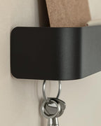 Kazai. Key Holder for Wall 'Tone' | Minimalist Key Hooks Design from Berlin | Modern Key Hanger with Metal Shelf | Key Hook W