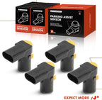 A-Premium 4-PC Front Reverse Backup Parking Assist Sensor Compatible with Select Maserati & Ferrari Models - GranTurismo 2008-2012, GranCabrio 2010-2011, 599 GTB 2007-2010, California 2009-2014