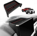 Muslogy Dashboard Storage Box Compatible with 2024-2026 Tacoma & 2025 2026 4Runner Accessories Center Console Organizer w/14-inch Screen for Limited Trailhunter TRD Pro (14 Inch Screen Only) (Red)