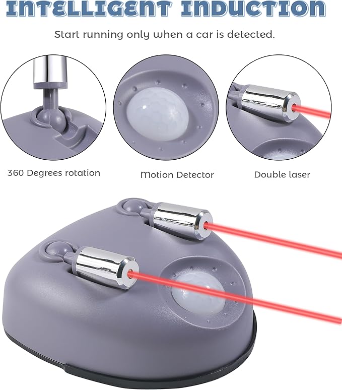 Garage Parking Sensor,Car Accessories Garage Parking Assist,360-Degree Adjustable Park Guide,Preventing Your Car from Knocking Over Other Things,Suitable for Novice Parking and Reversing