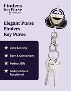Women’s Bag Charm Key Finder, Car Keychain Hook, Cute Purse Organizer & Tote Bag Accessories, Gifts for Mom - Slim Pickings