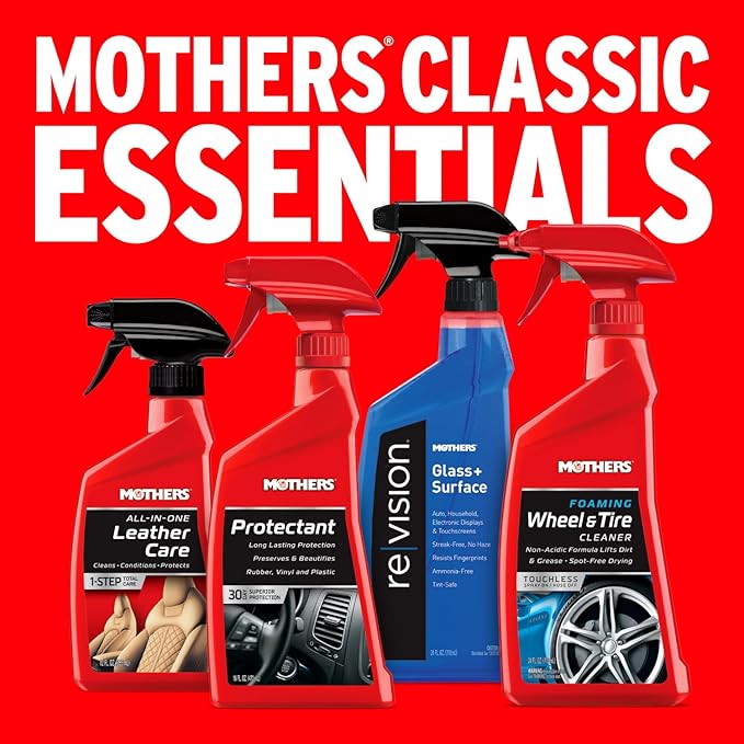 Mothers Protectant, 16 oz. – Long-Lasting UV Protection for Rubber, Vinyl & Plastic, Shields Dash, Trim, Bumpers & Tires from