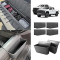 Muslogy for 2023-2026 Colorado & Cayon Tailgate Divider & Console Side Organizer Set Interior Accessories Compatible with Chevy Colorado/GMC Canyon 2023-2025 2026(Tailgate Divider+Console Side)