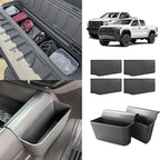 Muslogy for 2023-2026 Colorado & Cayon Tailgate Divider & Console Side Organizer Set Interior Accessories Compatible with Chevy Colorado/GMC Canyon 2023-2025 2026(Tailgate Divider+Console Side)