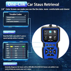 OBD2 Scanner Diagnostic Tool - Check Engine Light Code Reader, Reset Function, Data Stream, I/M Readiness, Full Features, Modes