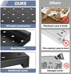 WALMANN 6-Pack 12"x16" Metal Pegboard Panels for Garage, Tool Organizer Pegboards for Pegboard Hooks - Compatible with 1/8" &