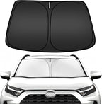 ARISMOTOR Windshield Sun Shade for Toyota RAV4 2019-2025 2026, Custom Fit Foldable Front Window Sunshade Sun Visor Protector, Block UV Rays Keep Your Car Cooler