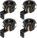 X AUTOHAUX 4pcs 89348-33060 Car Rear Bumper PDC Parking Sensor Retainer Holder for Toyota Sienna Sequoia for Lexus GX460 Black