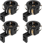 X AUTOHAUX 4pcs 89348-33060 Car Rear Bumper PDC Parking Sensor Retainer Holder for Toyota Sienna Sequoia for Lexus GX460 Black