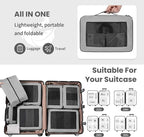 Compression Packing Cubes for Travel, Lightweight Vacation Travel Essentials, Travel Accessories for Suitcase Organizer Bags 