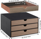 PU Leather Stackable Organizer Drawer,PU Leather Tissue Box Cover